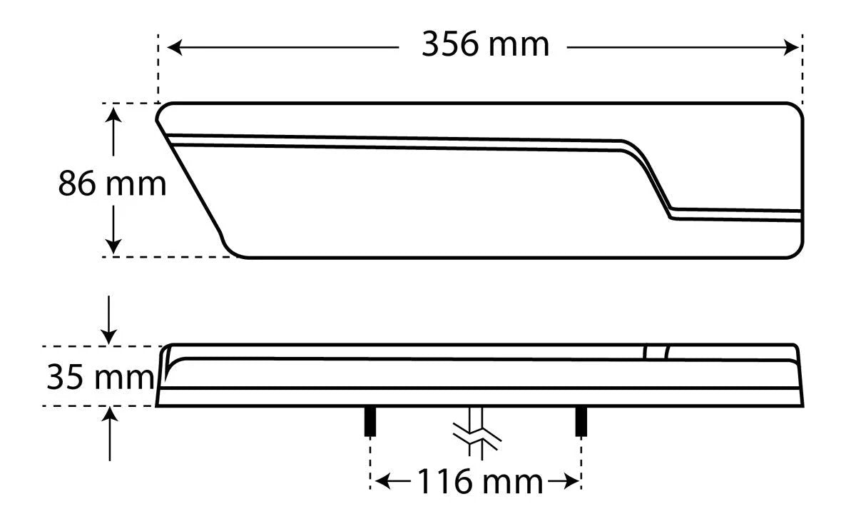 Tru Vision556 Series Stop Tail Sequential Indicator Reverse 10-30V Twin Pack (LR)
