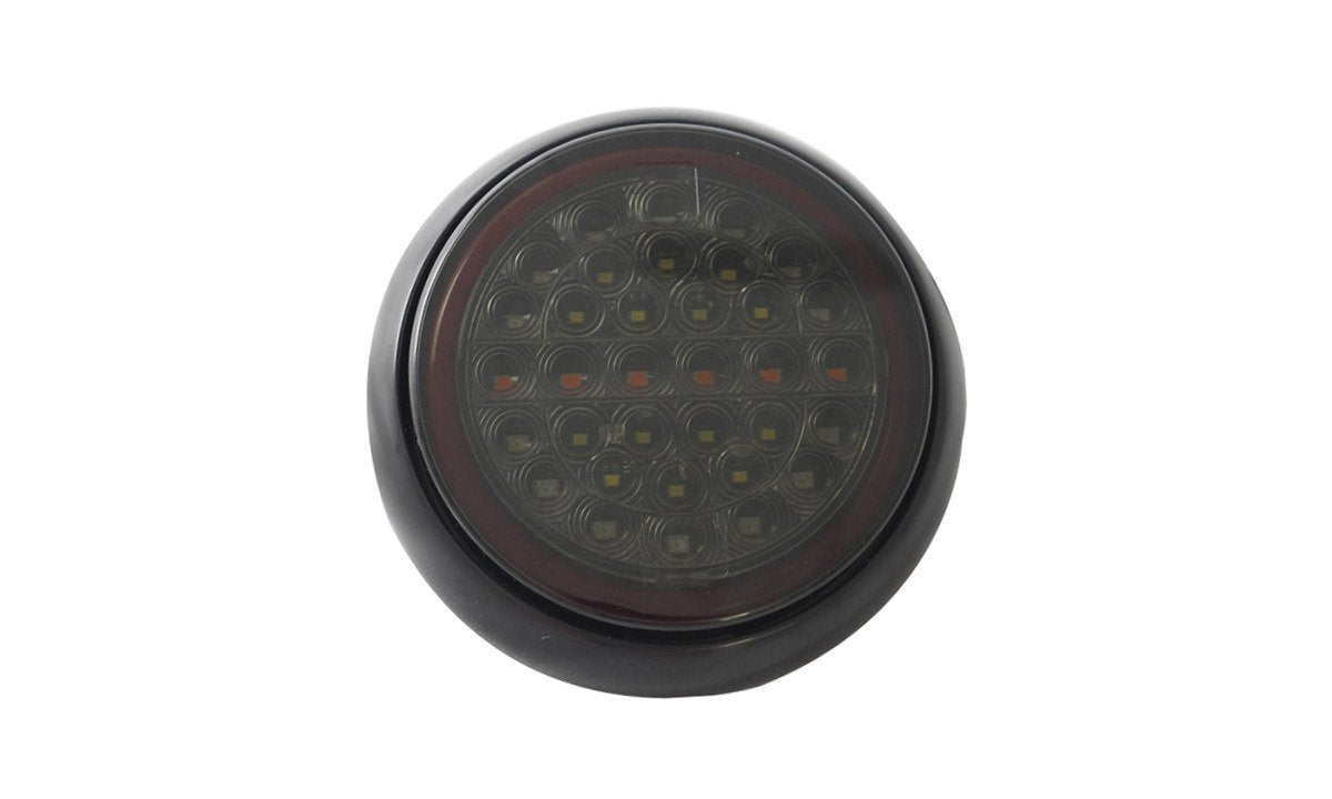 5inch Round Stop/Tail glow, Running Indicator/Reverse Black Base