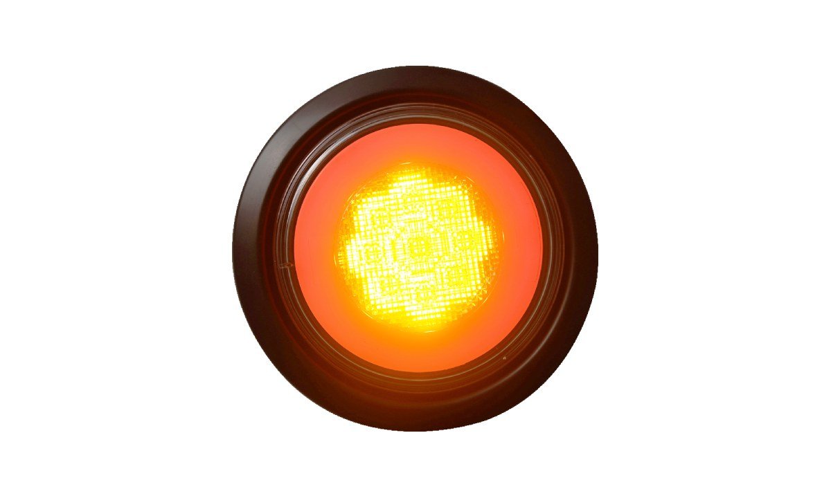 4inch Round Tail glow(White), Indicator, rubber Grommet