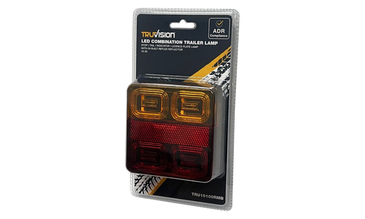 Square Trailer Lamp 10-30V RH Blister