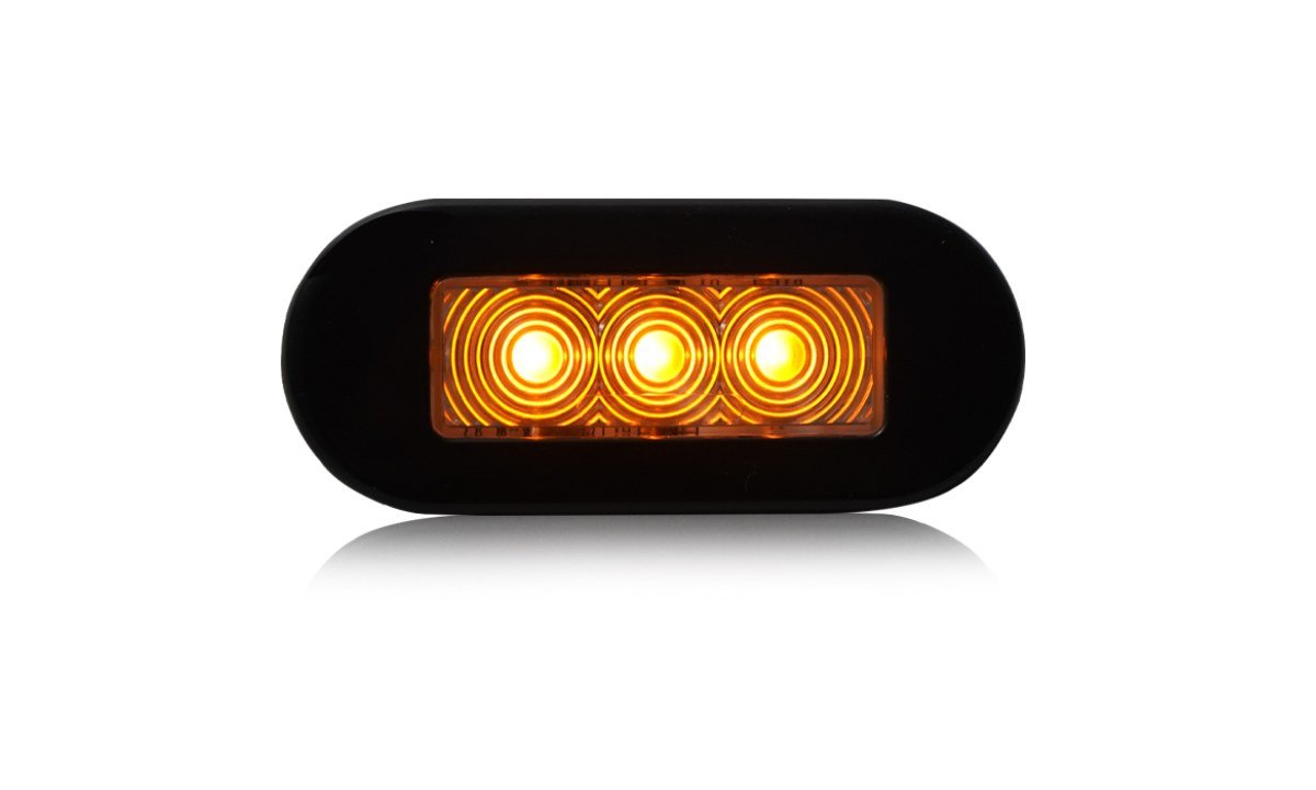 75 Series Amber Side Marker, with Supplementary Cat.5 Side Indicator 10-30V 10 Pack