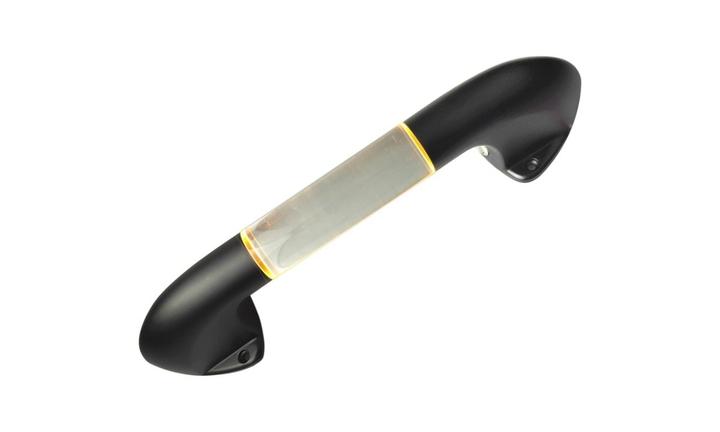 Grab Handle Light 300mm Clear Acrylic (Amber)