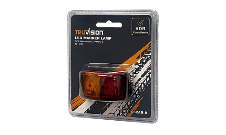 62 Series Amber/Red Side Marker 10-30V Blister