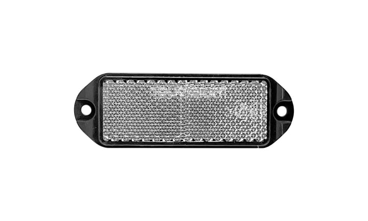 Reflex Reflector (White) 90X31 Screw 100 Pack