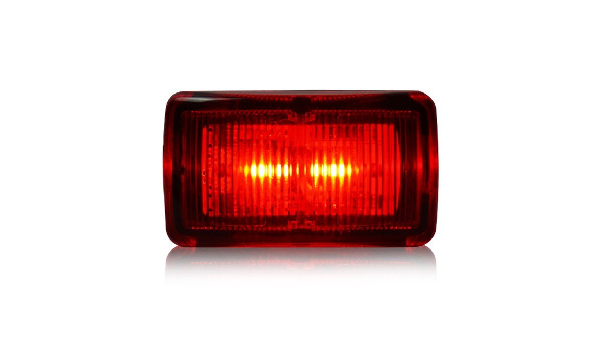 62 Series Red Rear-End Outline Marker 10-30V 10pk