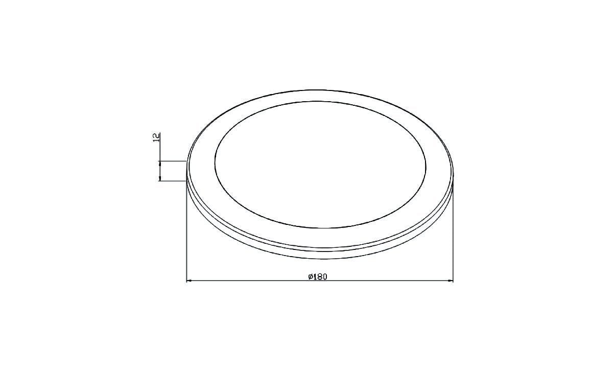 180mm LED Ceiling Light 12V