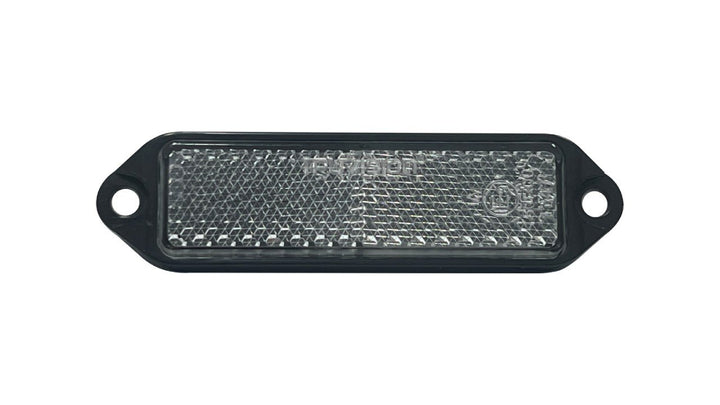 Reflex Reflector (White) 92x24 Black Screw Base 100Pk
