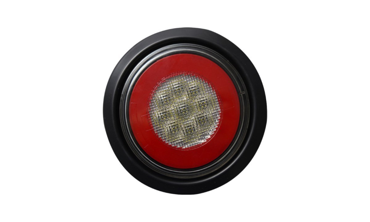 4inch Round Tail glow(Red), Reverse, rubber Grommet