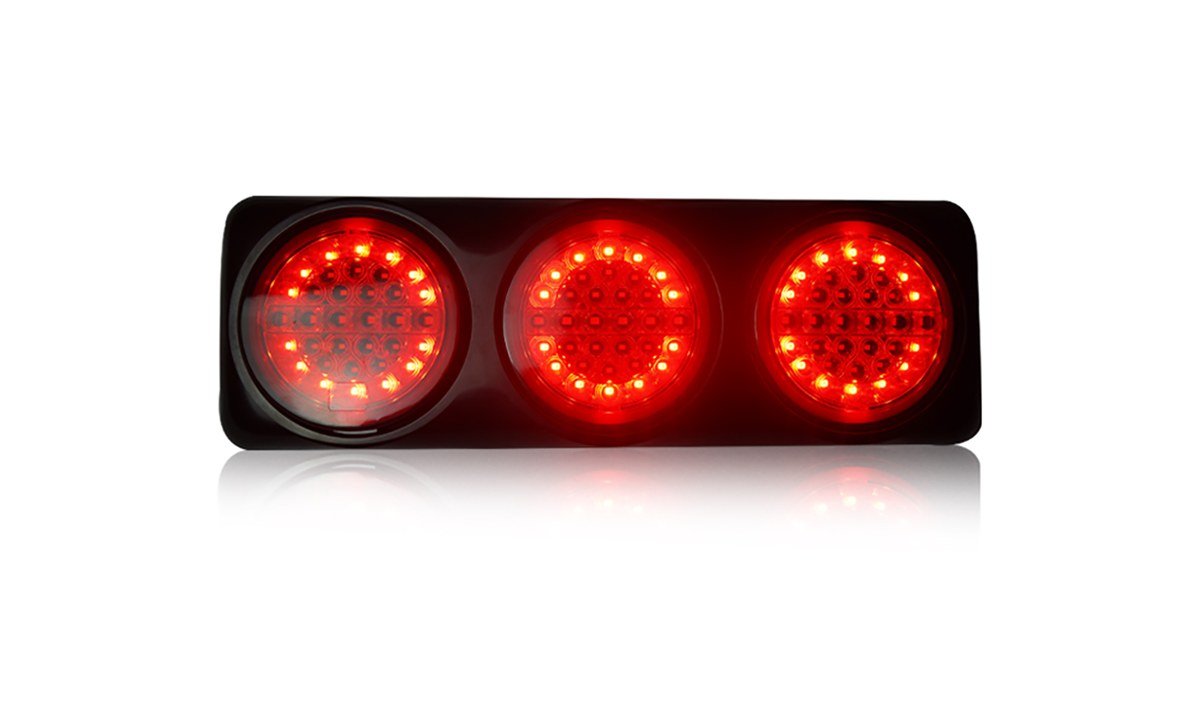 5inch Round Triple Stop/Tail glow, Running Indicator, Reverse