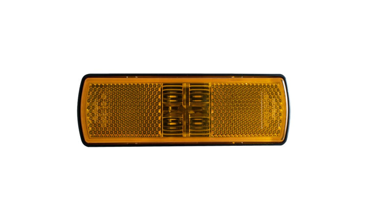 122 Series Amber Side Marker, with Supplementary Cat.5 Side Indicator/Reflector 10-30V 10 Pack