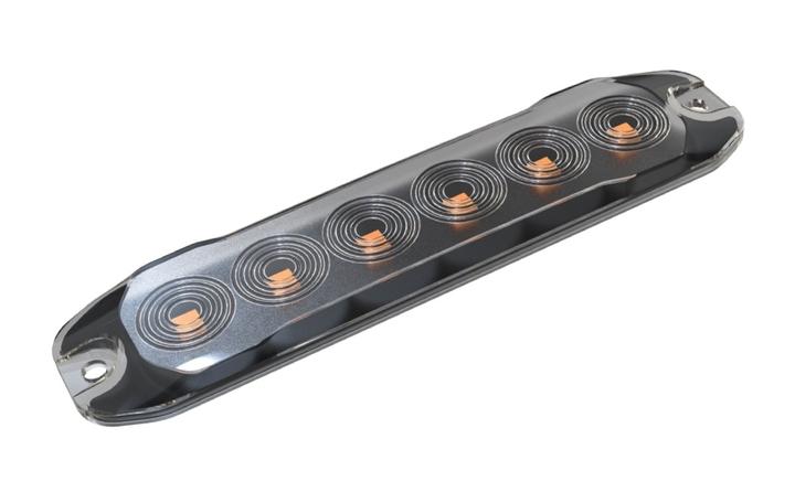 Extra Slim LED strobe lights  (Amber) 12/24V 130mm