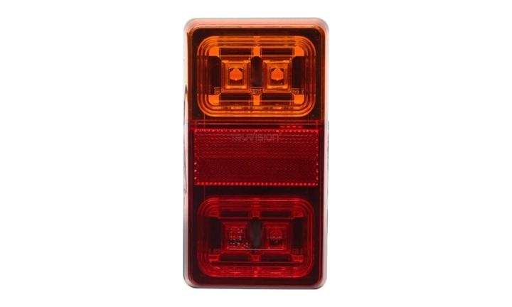 Rectangle Trailer Lamp STOP/TAIL/DI/Reflector12V 150x80mm