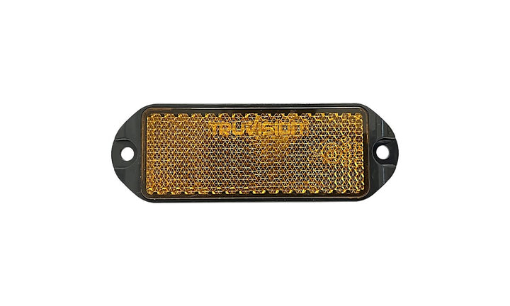 Reflex Reflector (Amber) 90X31 Screw 100 Pack