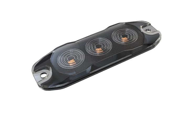 Extra Slim LED strobe lights (Amber)  12/24V 88mm