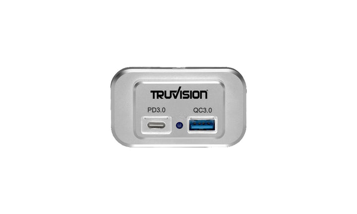 Dual Ports USB Charger 3A 12V - White