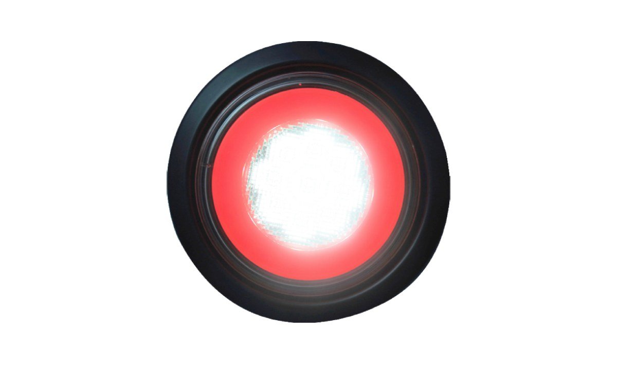 4inch Round Tail glow(Red), Reverse, rubber Grommet