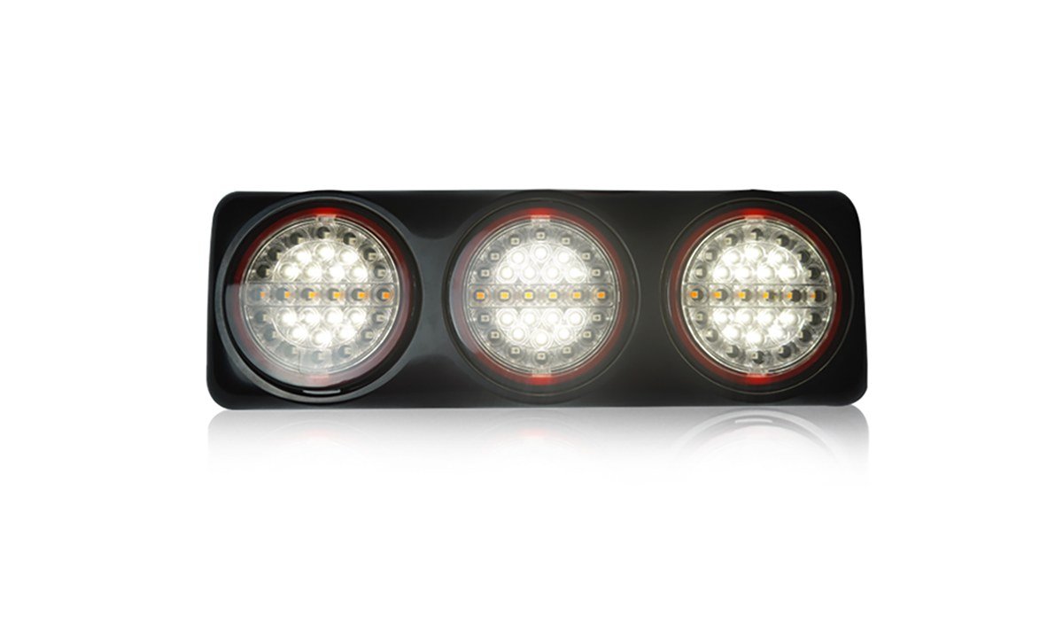 5inch Round Triple Stop/Tail glow, Running Indicator, Reverse