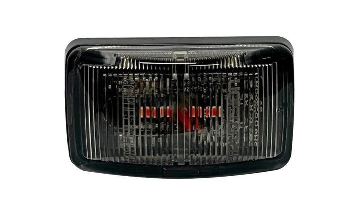 63 Series Red Rear-End Outline Marker 10-30V 10pk (Clear Smoked Lens)