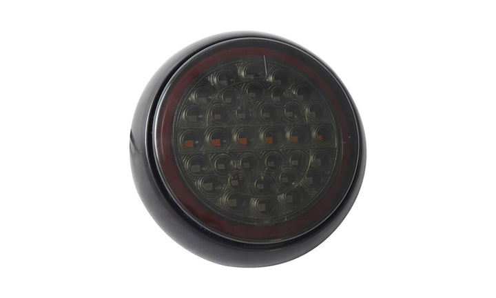 5inch Round Stop/Tail glow, Indicator Black Base