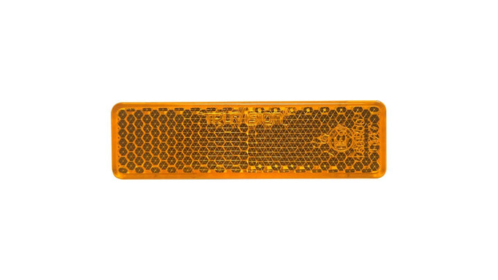Reflex Reflector (Amber) 70x20 Stick-On 100 Pack