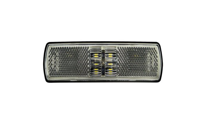 122 Series White Front-End Outline Marker/Reflector 10-30V 10pk