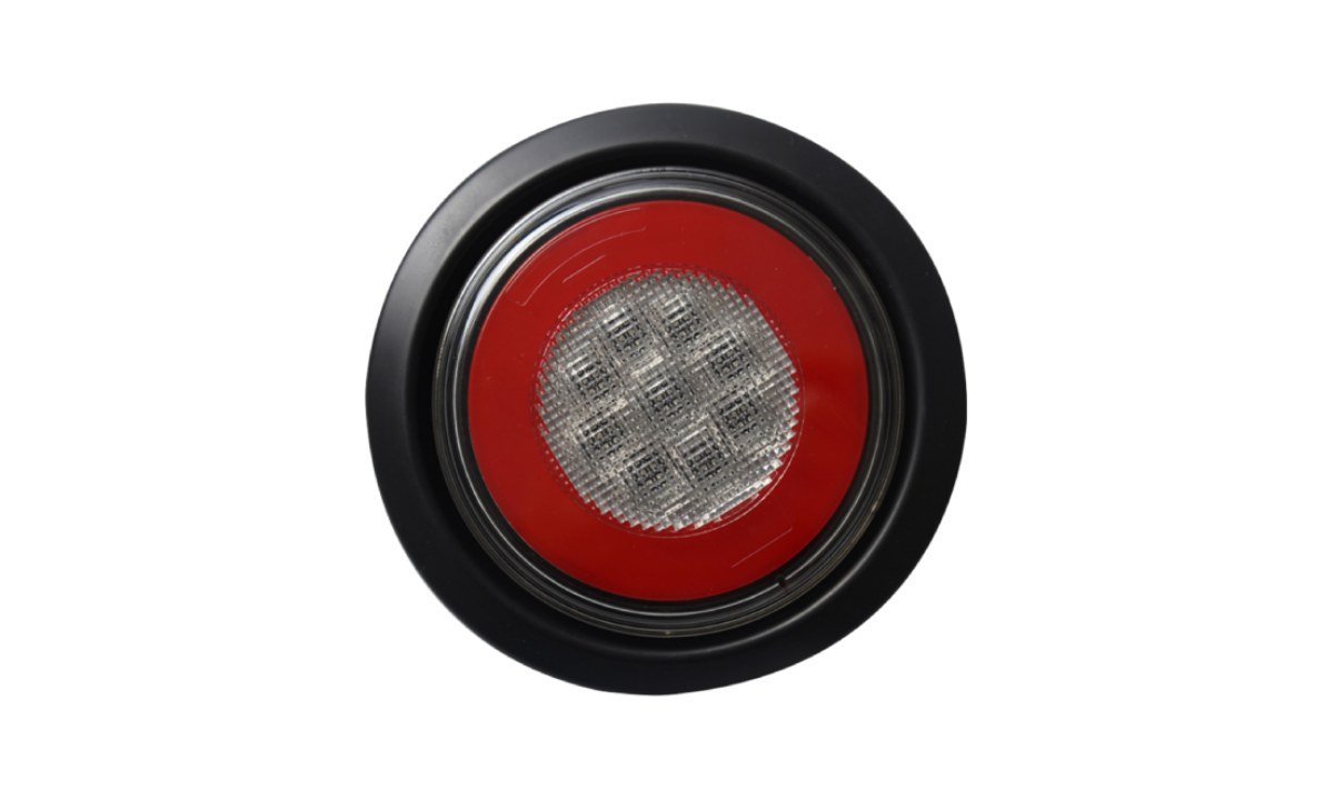4inch Round Tail glow (Red),Stop,  rubber Grommet